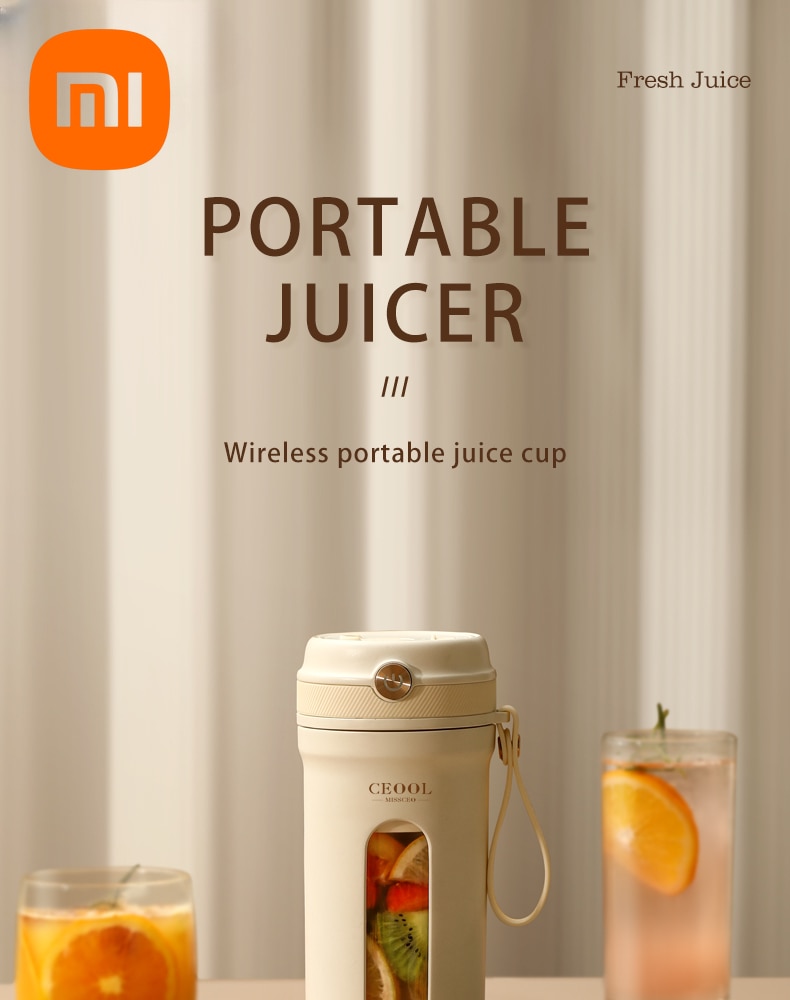 Xiaomi Mijia Portable Juicer Machine Extractor Multi-functional Soybean Milk Smoothie Mixer portable blender
