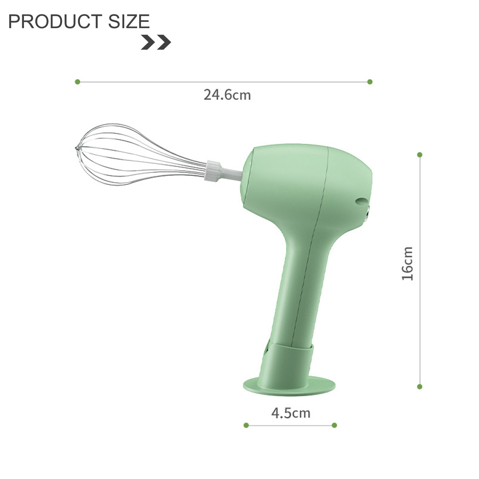Wireless Portable Electric Food Mixer 3 Speeds Automatic Whisk Dough Egg Beater Baking Cake Cream Whipper Kitchen Hand Blender