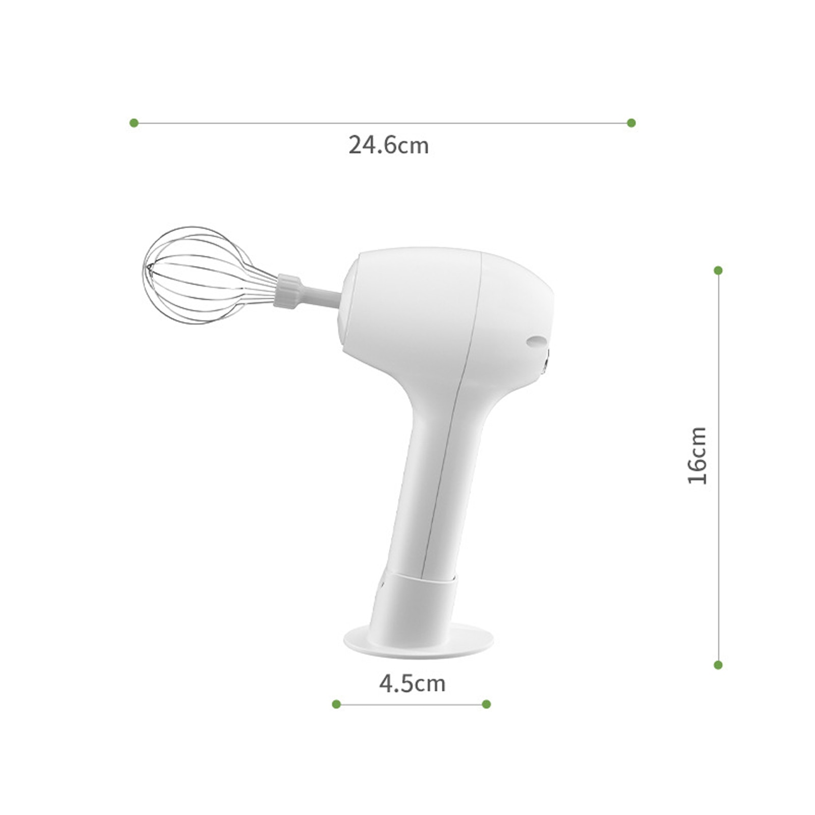 Wireless Portable Electric Food Mixer 3 Speeds Automatic Whisk Dough Egg Beater Baking Cake Cream Whipper Kitchen Hand Blender